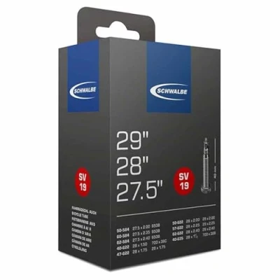 Afbeelding van Schwalbe Binnenband sv19 27/28/29 inch 40/62 622 40 mm per 50 stuks