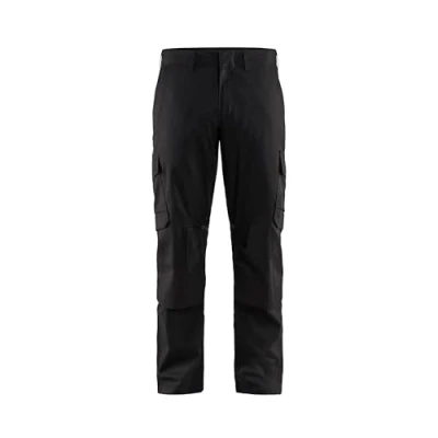 Afbeelding van Blaklader Industrie werkbroek stretch met kniezakken 1448 1832 Zwart