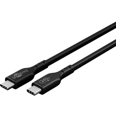 Afbeelding van USB C naar kabel 1 meter 2.0 (480 Mbps, Vertind koper, Power Delivery, 240 W)