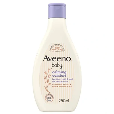 Afbeelding van Aveeno Baby Calming Comfort Bedtime Bath &amp; Wash 250 ml