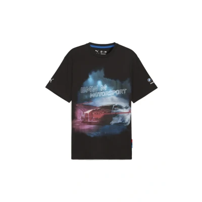 Afbeelding van Puma BMW Motorsport CAR Graphic Tshirt print, Heren, Maat: Medium, Black