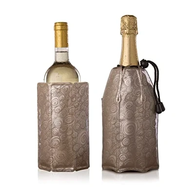 Afbeelding van Vacu Vin Wijn en Champagnekoeler Active Coolers Sleeve Platinum 2 Stuks