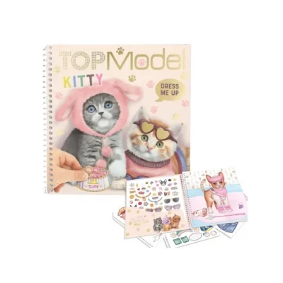 Afbeelding van Depesche TOPModel Dress Me Up stickerboek KITTY