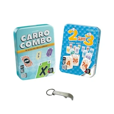 Afbeelding van Set van 2 sets metalen dozen Franse versie zonder 3 + Carro Combo 1 Blumie flesopener (2 Combo)