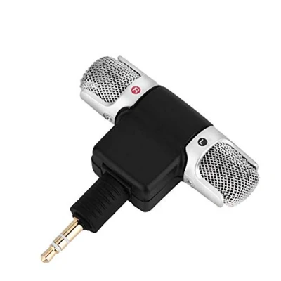 Afbeelding van Mini Stereo Condensator Microfoon Uitzending Studio Broadcast Met Vergulde 3,5 mm Opname voor Laptop MD Camera