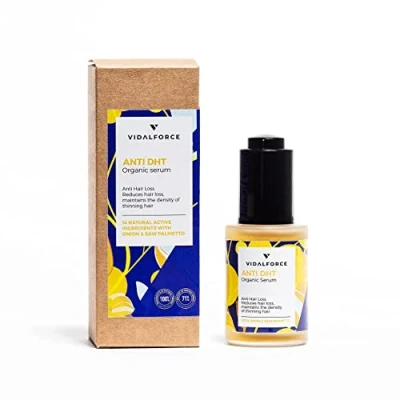 Image de Sérum Anti Chute I DHT Saw Palmetto, Oignon, et 14 Ingrédients Actifs Naturels Blocker. de Cheveux. Alternative Naturelle au Minoxidil pour les Cheveux des Hommes Femmes
