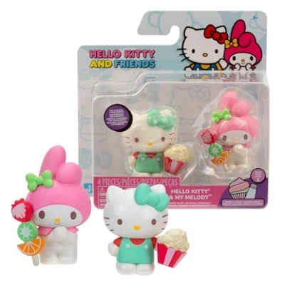 Image de Figurines Hello Kitty Blister de 2 Personnages 5 cm Modèle aléatoire