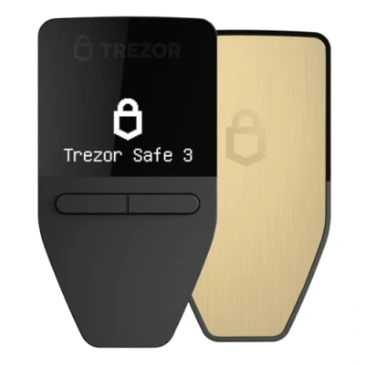 Afbeelding van Trezor Safe 3 Crypto hardware wallet Solar Gold