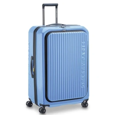 Afbeelding van Delsey Securitime Zip Trolley L Expandable lavendel blue Harde Koffer