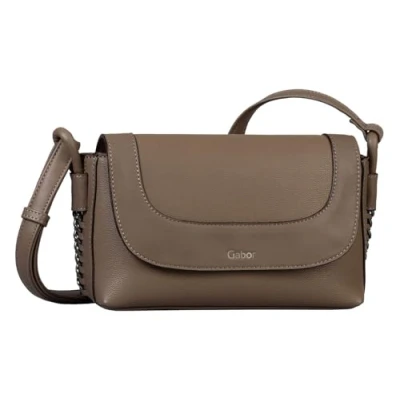 Afbeelding van Gabor Schoudertas Eleni Flap Bag Dark Taupe Bruine