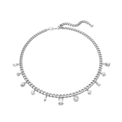 Afbeelding van Swarovski dames Dextera schakelketting met kristal in de kleur Zilver