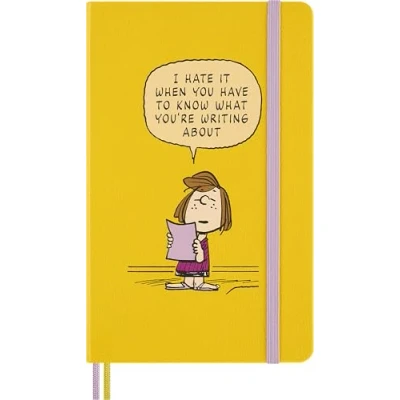 Afbeelding van Moleskine Limited Edition Peanuts Notitieboek Large (13x21cm) Gelinieerd Patty