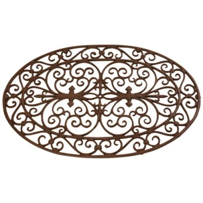 Afbeelding van Best for Boots Esschert deurmat, ovaal, gietijzer, 49 x 74 2 cm, bruin