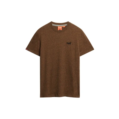 Afbeelding van Superdry Vintage Logo Embroidered T shirt Met Korte Mouwen Bruin L Man