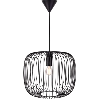 Afbeelding van Nordlux Beroni 40 hanglamp E27 metaal zwart