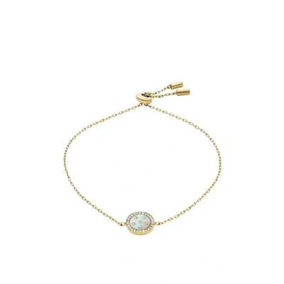 Afbeelding van Fossil JF04866710 Dames Armband (sieraad) 22.6 cm Goudkleurig