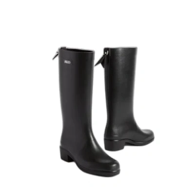 Afbeelding van Aigle Myrica Regenlaarzen, Dames, Maat: 39, Black Natuurrubber
