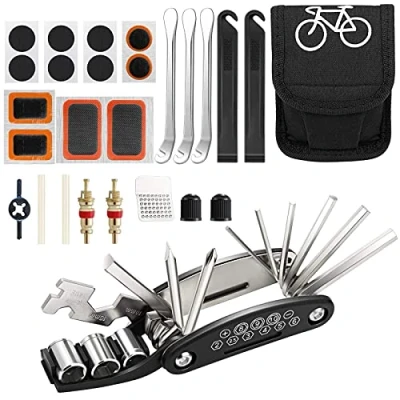 Afbeelding van Fietsreparatieset,Fiets reparatieset,Multifunctioneel fietsgereedschap,Multifunctioneel draagbaar Reparatiegereedschap,Reparatiegereedschap voor fiets en Mountainbikes