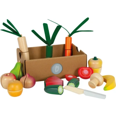 Afbeelding van Small Foot Houten Snijen Groenten Speelset Fresh, 14dlg.