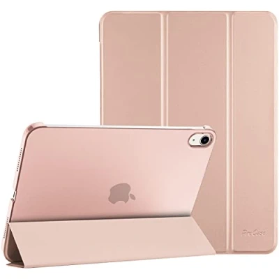 Afbeelding van ProCase Beschermhoes voor iPad 10e generatie 10,9 inch 2022, A2696, A2757, A2777, beschermende hoes, automatische slaap /wekfunctie, roségoud