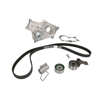 Afbeelding van HEPU PK77721 Waterpomp + Distributieriem Set Met spandemper, spanrol 178 TOYOTA: Previa / Estima II, Avensis I Saloon