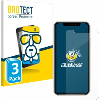 Afbeelding van 3x BROTECT AirGlass Glas Screenprotector voor Apple iPhone 11