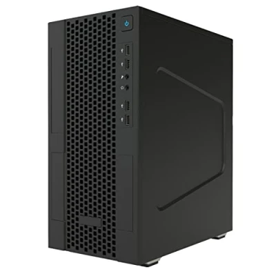 Afbeelding van Itek SMALLCOM P Mini Tower behuizing, MATX, USB 3, 2 x USB2, Type C, mesh, zwart