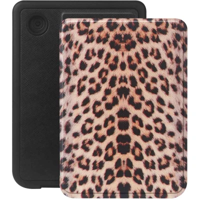 Afbeelding van Selencia E reader Hoesje Geschikt voor Kobo Clara Colour, BW Vivid bookcase Wild Leo