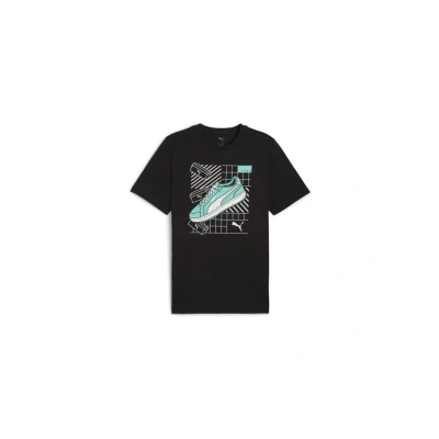 Afbeelding van Puma Graphics TEE Tshirt print, Heren, Maat: XL, Black