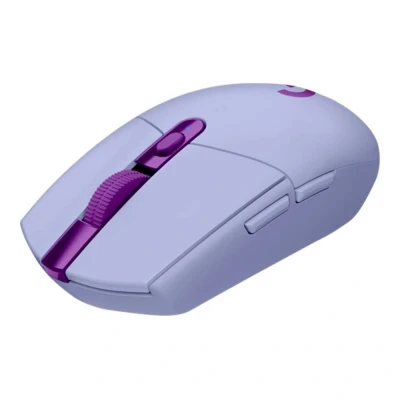 Afbeelding van Logitech G305 Lightspeed Gaming muis Bluetooth Optisch Lila 6 Toetsen 12000 dpi Verlicht, Ergonomisch