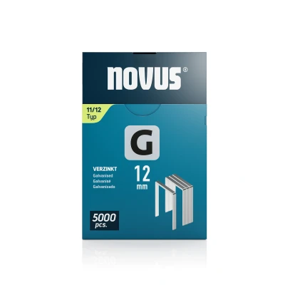 Afbeelding van Novus Tools 042 0768 Nieten met plat draad Type 11 5000 stuk(s) Afm. (l x b h) 12 10.6 mm