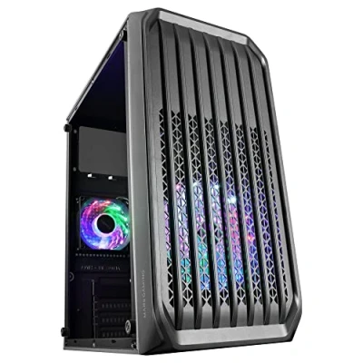 Afbeelding van ATX Semi toren doos Mars Gaming MCS2 Zwart