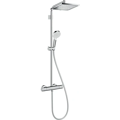 Afbeelding van hansgrohe Crometta E showerpipe 240 Varia met thermostaat chroom