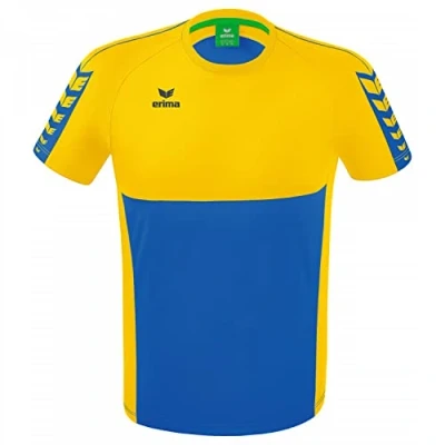 Afbeelding van ERIMA Six Wings T shirt new royal/geel / L