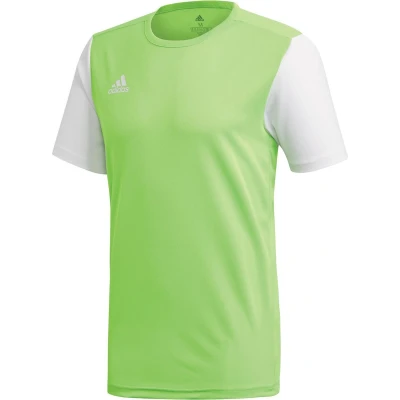 Afbeelding van adidas Performance Estro 19 Fussball Sport Tshirt, Heren, Maat: Medium, Solar green/white