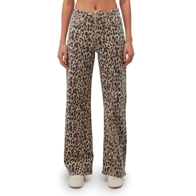 Image de Mavi Jean Malibu pour femme, motif léopard, 31/32, Denim 31W / 32L