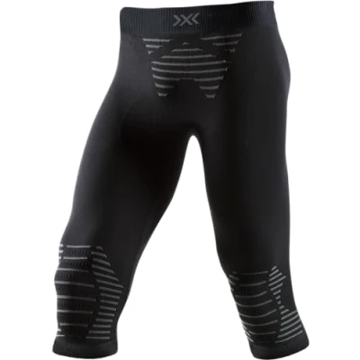 Afbeelding van X BIONIC Invent 4.0 sportbroek compressie Pants 3/4 mannen heren, Zwart/Houtskool