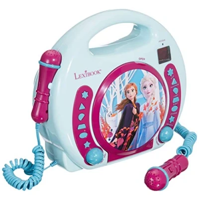 Afbeelding van Frozen Disney Draagbare CD Speler met 2 Microfooons 3380743063430