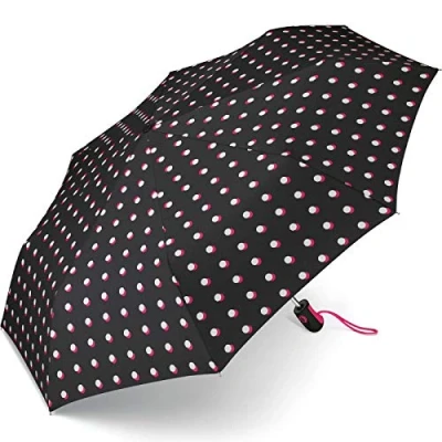 Afbeelding van Esprit Easymatic Light Double Dot Zakparaplu, zwart., Stippen