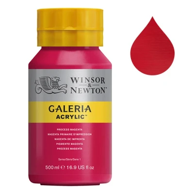 Image de Winsor &amp; Newton Galeria peinture acrylique (500 ml) 533 magenta primaire d&#039;impression