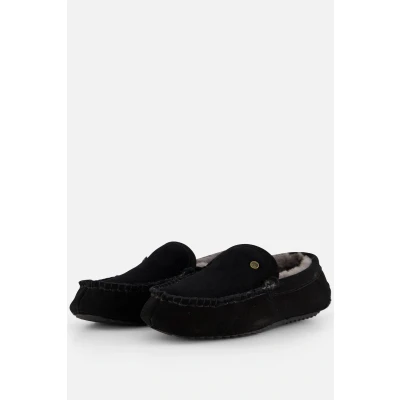 Afbeelding van Warmbat Australia Earlwood Mocassins, Heren, Maat: 42, Zwart Leer