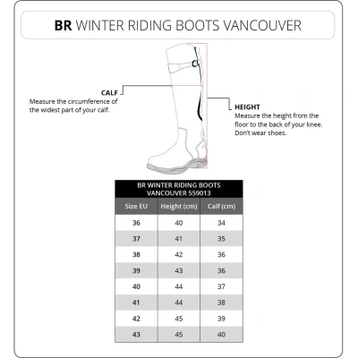 Afbeelding van BR Winterlaars Vancouver Zwart 37