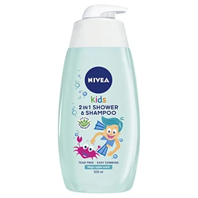 Afbeelding van Nivea Kids Body Wash 2In1 About Apple Caramel Fragrance 500Ml