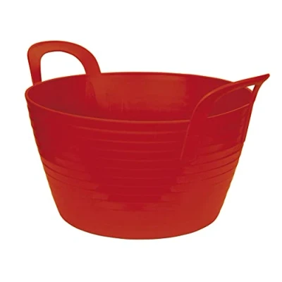 Afbeelding van Flexibele mand rood 12 liter