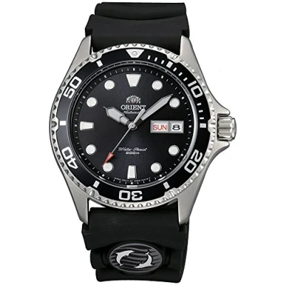 Afbeelding van Orient Automatisch horloge FAA02007B9, zwart, lint, zwart., Lint