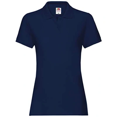 Afbeelding van Fruit of the Loom Poloshirt voor dames, Navy Blauw