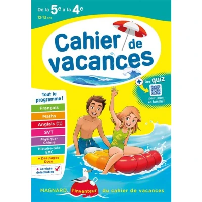 Image de Cahier de vacances 2025, la 5e vers 4e