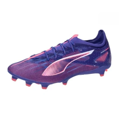 Afbeelding van Puma Ultra 5 PRO Voetbalschoenen met kunststof noppen, Heren, Maat: 39, Lapis lazuli/white/sunset glow Textiel/ synthetisch