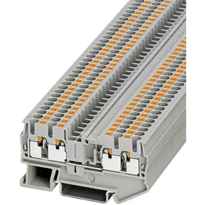 Afbeelding van Phoenix Contact PT 2,5 QUATTRO 3209578 Doorgangsklem Aantal polen: 4 0.14 mm² 2.5 Grijs 1 stuk(s)