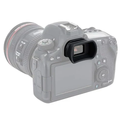 Afbeelding van PROfezzion Extended Type Soft Silicone Oculair voor Canon EOS 6D, 6DII, 5D, 5DII, 80D, 70D, 60D, 77D, 800D, 760D, 750D, 700D, 650D, 600D enz. Camera vervangt Ef. &amp; Eb. Eyecup